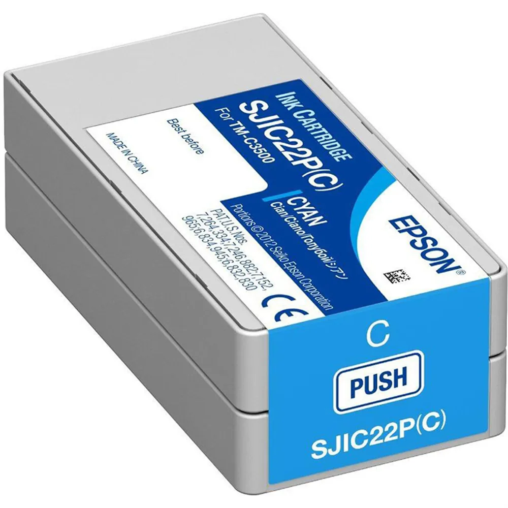 Cartuccia Originale Epson S020602 SJIC22P/C (Ciano 32,5 ml)