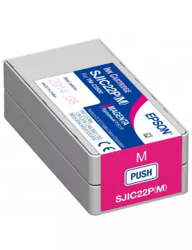 Cartuccia Originale Epson S020603 SJIC22P/M (Magenta 32,5 ml)