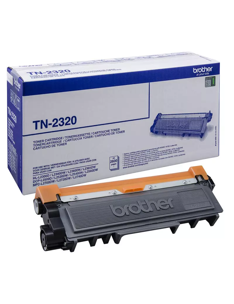 Toner Originale Brother TN-2320 (Nero 2600 Pagine) Toner Originale Brother TN-2320 (Nero 2600 Pagine)