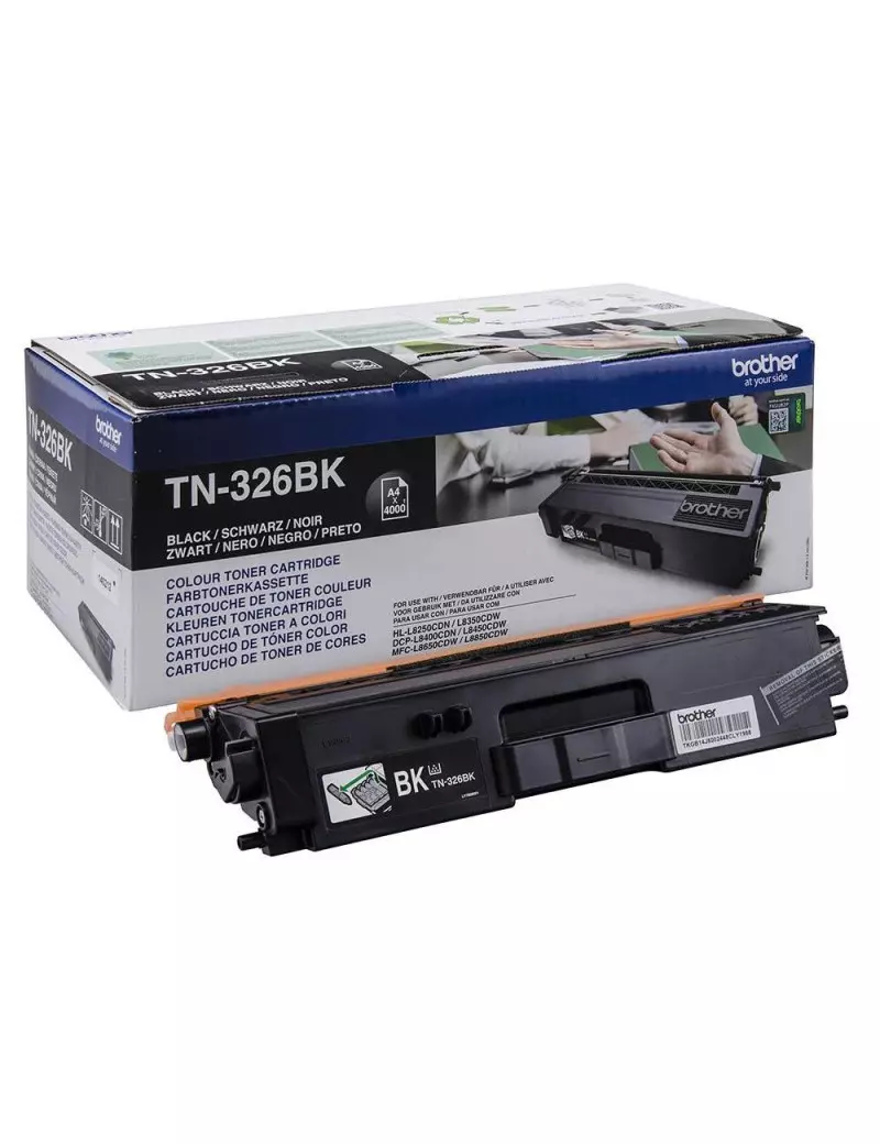 Toner Originale Brother TN-326BK (Nero 4000 pagine) Toner Originale Brother TN-326BK (Nero 4000 pagine)