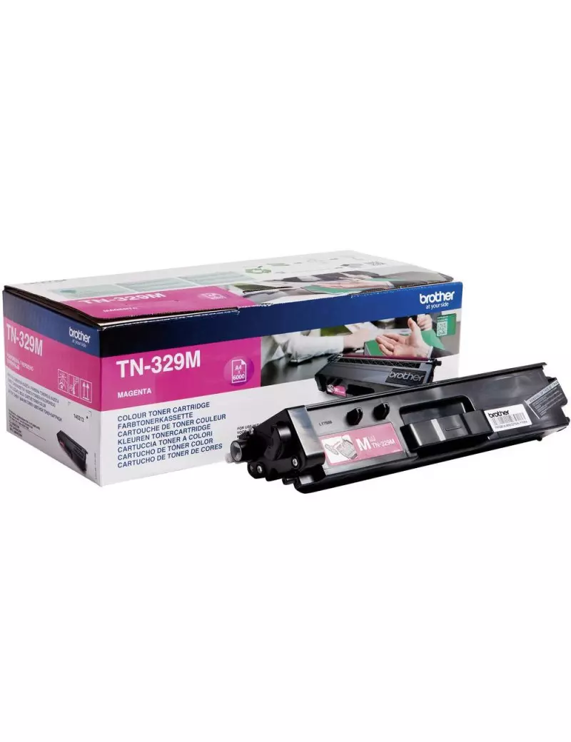 Toner Originale Brother TN-329M (Magenta 6000 Pagine)