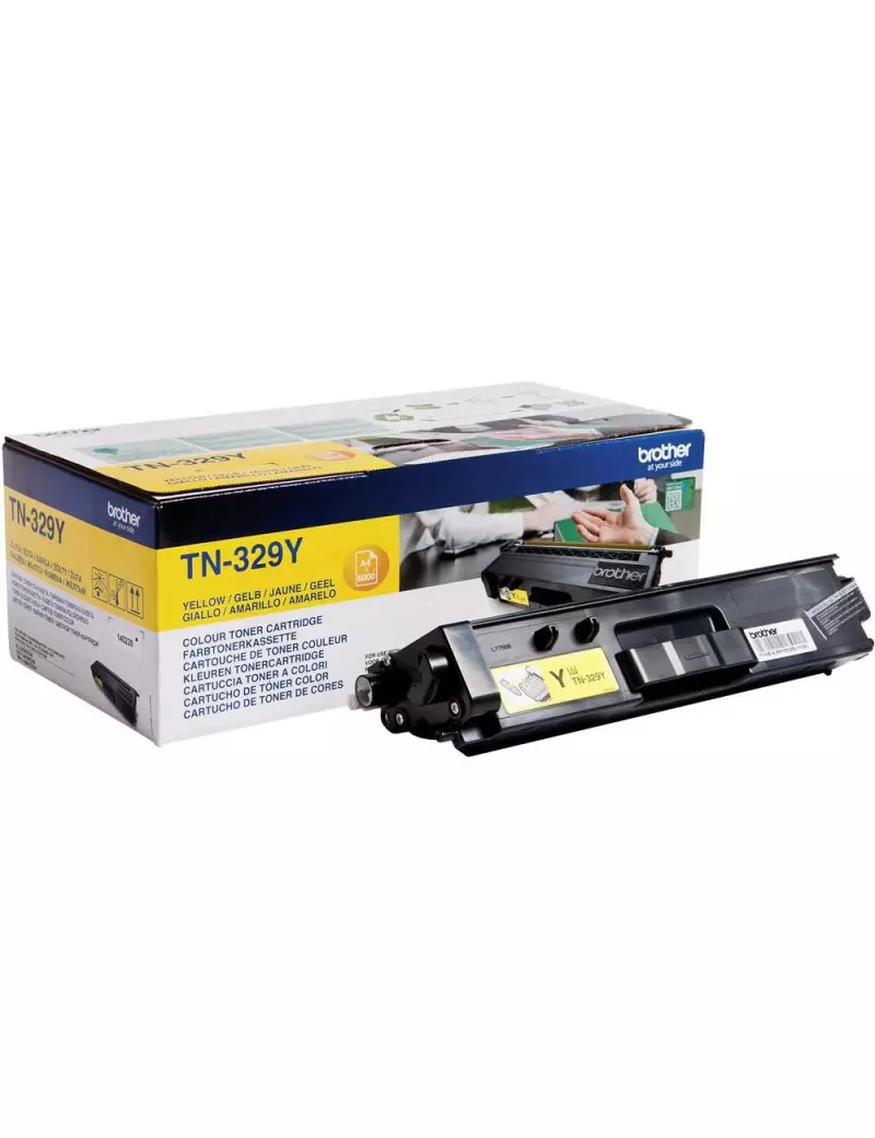 Toner Originale Brother TN-329Y (Giallo 6000 Pagine)