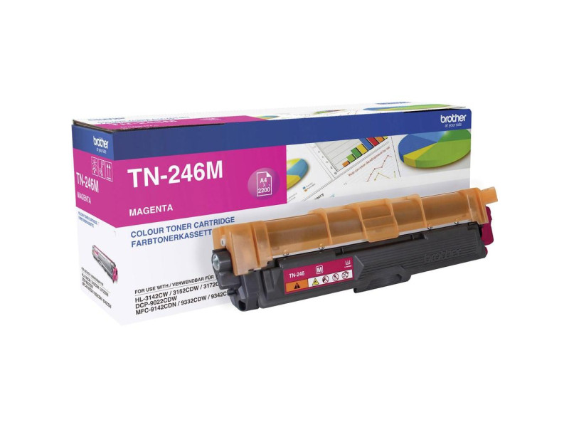Toner Originale Brother TN-246M (Magenta 2200 pagine) Toner Originale Brother TN-246M (Magenta 2200 pagine)