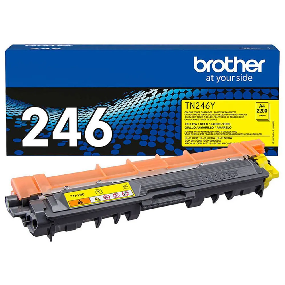Toner Originale Brother TN-246Y (Giallo 2200 pagine)