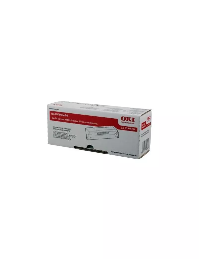 Toner Originale Oki 43979216 (Nero 12000 pagine)