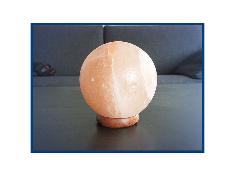 Lampada di Sale Rosa dell'Himalaya (Sfera)