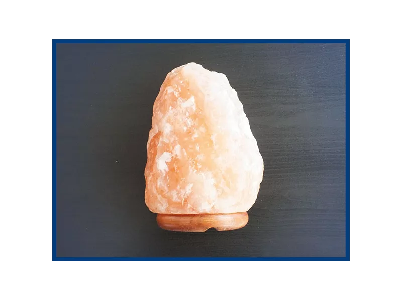 Lampada di Sale Rosa dell'Himalaya (Grezza Grande)