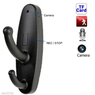 Appendiabiti Spy con Telecamera Nascosta (Nero)