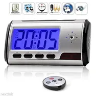 Radiosveglia Spy con Telecamera Nascosta (Argento)