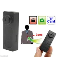 Bottone Giacca Spy con Telecamera Nascosta (Nero)
