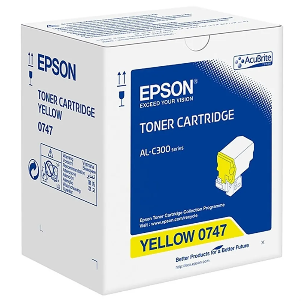 Toner Originale Epson S050747 A0X52E8 (Giallo 8800 pagine)