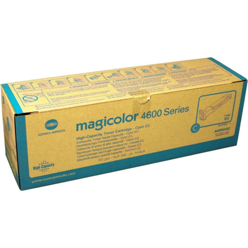 Toner Originale Konica Minolta A0DK452 (Ciano 8000 pagine)