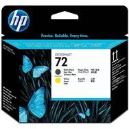 Testina di Stampa Originale HP C9384A 72 (Giallo/Nero Opaco)