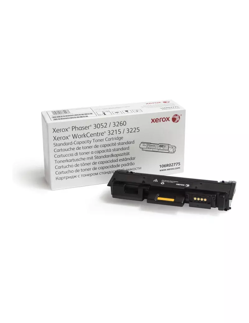 Toner Originale Xerox 106R02775 (Nero 1500 pagine) Toner Originale Xerox 106R02775 (Nero 1500 pagine)