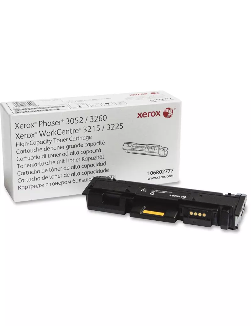 Toner Originale Xerox 106R02777 (Nero 3000 pagine)