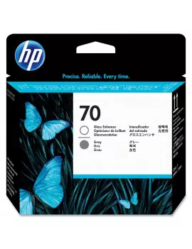 Testina Originale HP C9410A 70 Trasparente Grigio 0882780528512