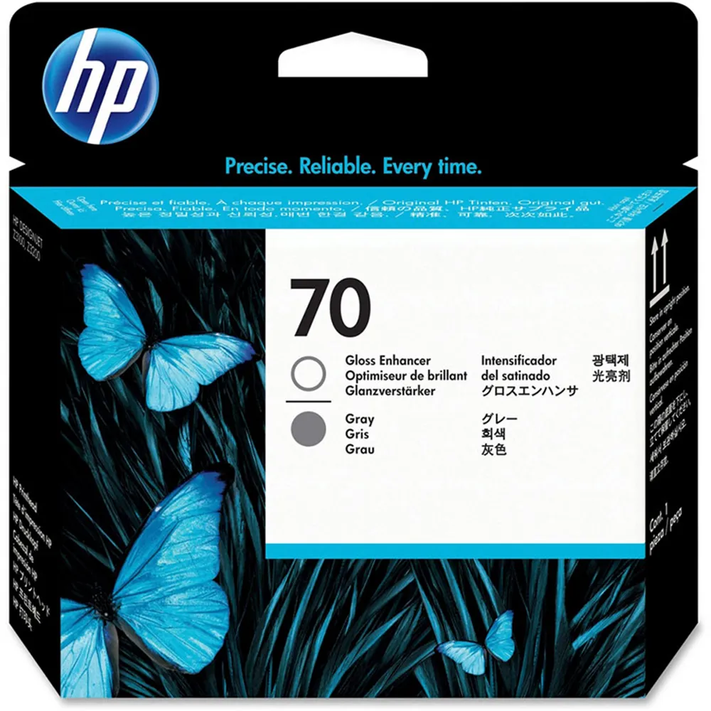 Testina Originale HP C9410A 70 (Trasparente e Grigio)