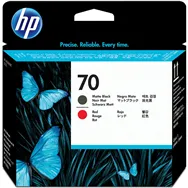 Testina Originale HP C9409A 70 (Rosso e Nero Opaco)