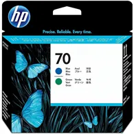 Testina Originale HP C9408A 70 (Blu e Verde)