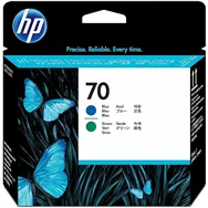 Testina Originale HP C9408A 70 (Blu e Verde)