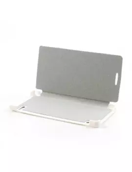 Cover Flip a Portafoglio Slim per Huawei Ascend P6 (Bianco)