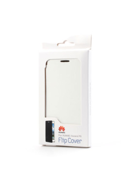 Cover Flip a Portafoglio Slim per Huawei Ascend P6 (Bianco)