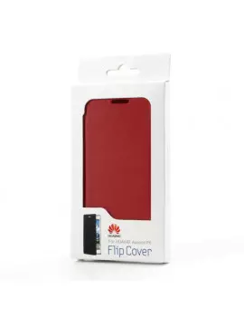 Cover Flip a Portafoglio Slim per Huawei Ascend P6 (Rosso)