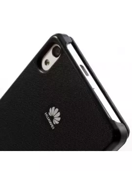 Cover Flip a Portafoglio Slim per Huawei Ascend P6 (Nero)