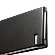 Cover Flip a Portafoglio Slim per Huawei Ascend P6 (Nero)