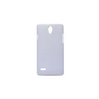 Cover in TPU Soft Touch + Screen Protector per Huawei Ascend G700 (Bianco)