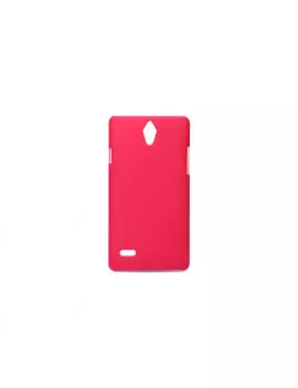 Cover in TPU Soft Touch + Screen Protector per Huawei Ascend G700 (Rosso)