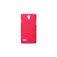 Cover in TPU Soft Touch + Screen Protector per Huawei Ascend G700 (Rosso)