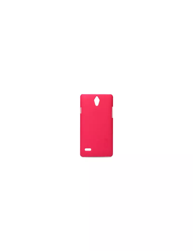 Cover in TPU Soft Touch + Screen Protector per Huawei Ascend G700 (Rosso)
