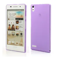 Cover in TPU Super Sottile 0,3 mm per Huawei Ascend P6 (Viola)