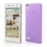 Cover in TPU Super Sottile 0,3 mm per Huawei Ascend P6 (Viola)