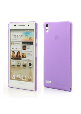 Cover in TPU Super Sottile 0,3 mm per Huawei Ascend P6 (Viola)