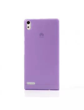 Cover in TPU Super Sottile 0,3 mm per Huawei Ascend P6 (Viola)