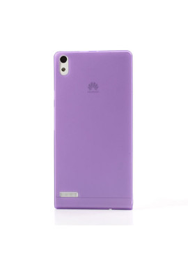 Cover in TPU Super Sottile 0,3 mm per Huawei Ascend P6 (Viola)
