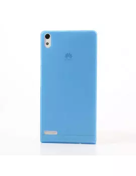 Cover in TPU Super Sottile 0,3 mm per Huawei Ascend P6 (Blu)