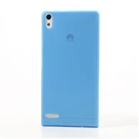 Cover in TPU Super Sottile 0,3 mm per Huawei Ascend P6 (Blu)