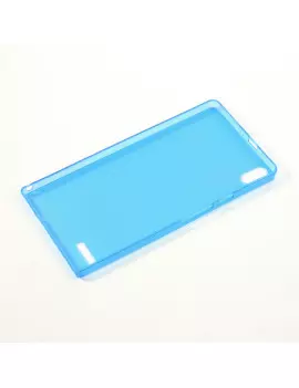 Cover in TPU Super Sottile 0,3 mm per Huawei Ascend P6 (Blu)