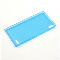 Cover in TPU Super Sottile 0,3 mm per Huawei Ascend P6 (Blu)