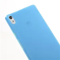 Cover in TPU Super Sottile 0,3 mm per Huawei Ascend P6 (Blu)