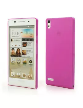 Cover in TPU Super Sottile 0,3 mm per Huawei Ascend P6 (Lilla)