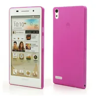 Cover in TPU Super Sottile 0,3 mm per Huawei Ascend P6 (Lilla)
