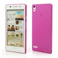 Cover in TPU Super Sottile 0,3 mm per Huawei Ascend P6 (Lilla)