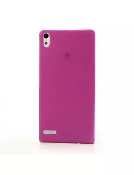 Cover in TPU Super Sottile 0,3 mm per Huawei Ascend P6 (Lilla)