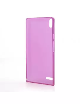 Cover in TPU Super Sottile 0,3 mm per Huawei Ascend P6 (Lilla)