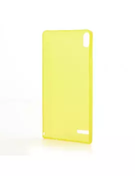 Cover in TPU Super Sottile 0,3 mm per Huawei Ascend P6 (Giallo)