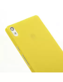 Cover in TPU Super Sottile 0,3 mm per Huawei Ascend P6 (Giallo)